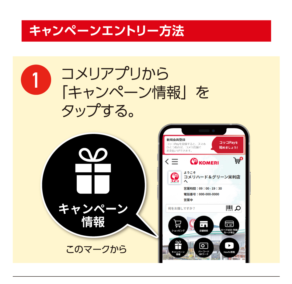 キャンペーンエントリー方法