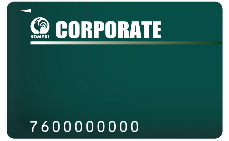  コーポレートカード券面